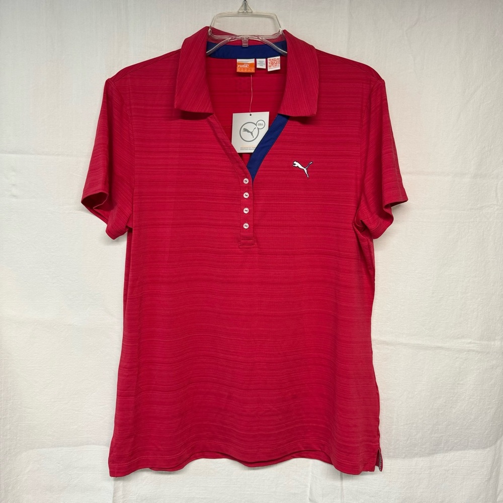 NWT Pink puma polo shirt